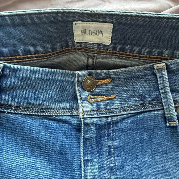 Hudson Men's Straight Leg Blue Denim Jeans Size 32 - Picture 4 of 5